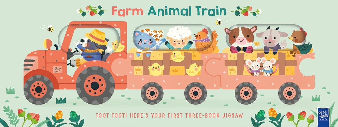 Story animal train: Farm animal train