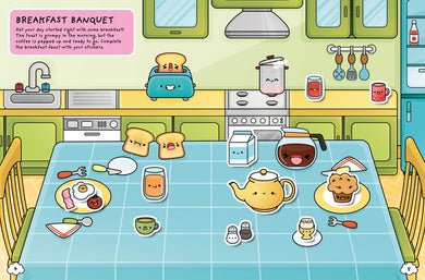 Cosy Cute Mini Food Sticker book (Cosy Cute)-Children’s / Teenage general interest: Hobbies/ quizzes/ toys and games-買書書 BuyBookBook