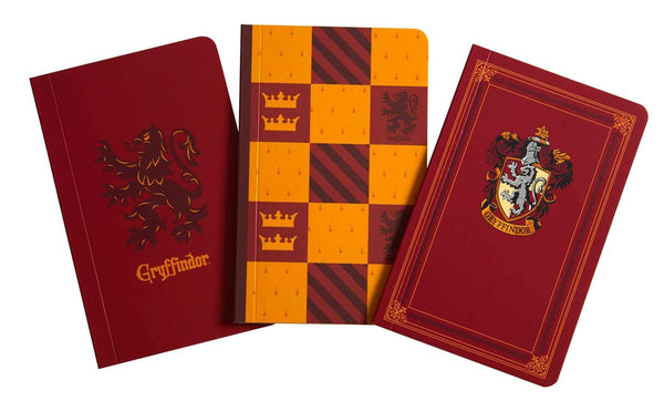 Harry Potter: Gryffindor Pocket Notebook Collection (Set of 3)-Film/ television/ radio and performing arts-買書書 BuyBookBook