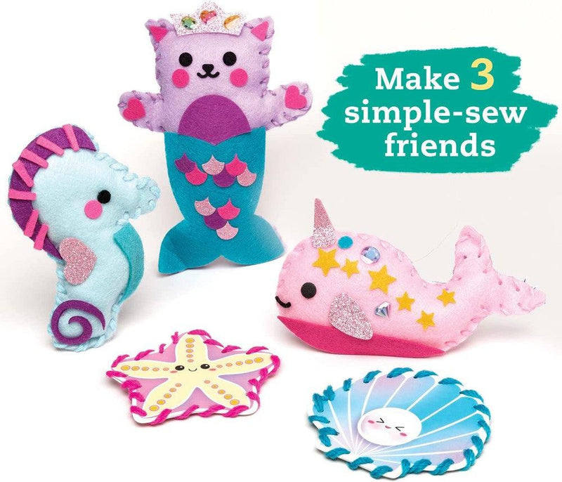 Klutz Jr. My Cat Mermaid & Friends Craft Kit-Activity: 拼砌玩具 Jigsaw & Toy-買書書 BuyBookBook