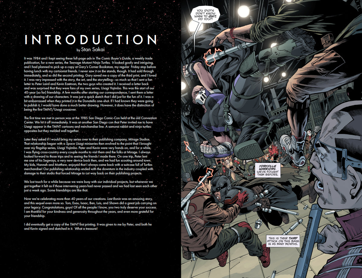 Teenage Mutant Ninja Turtles: The Last Ronin II--Re-Evolution interior 1 (ISBN 9798887245171) [onix:16c14c8c0503e5cccab960e6ae8bb0b2]