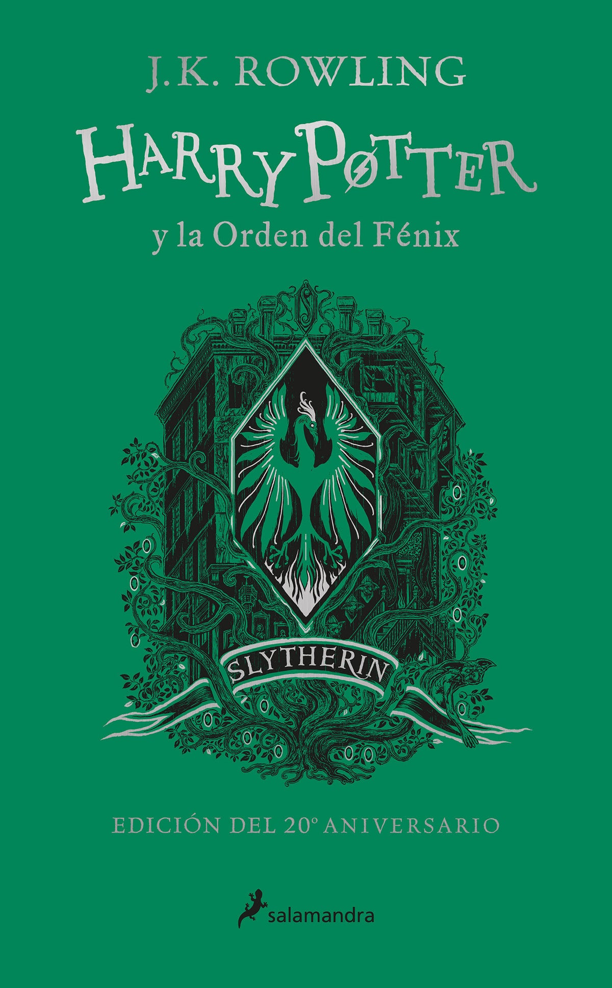 Harry Potter y la Orden del Fénix (20 Aniv. Slytherin) / Harry Potter and the Order of the Phoenix (Slytherin) cover (ISBN 9788418174612) [onix:0e02c6ab5f7a872b3695f4479a3bfab3]