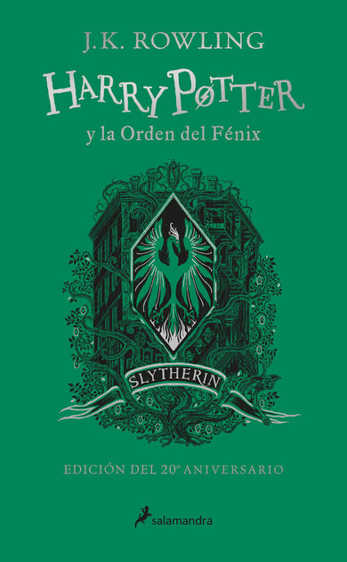 Harry Potter y la Orden del Fénix (20 Aniv. Slytherin) / Harry Potter and the Order of the Phoenix (Slytherin) cover (ISBN 9788418174612) [onix:0e02c6ab5f7a872b3695f4479a3bfab3]