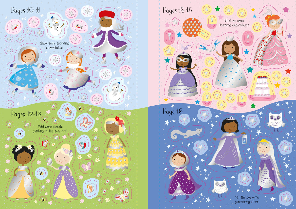 Sparkly Princesses Sticker Book interior 1 (ISBN 9781474971331) [onix-asset:1588418d8cdbd5570f6efe6a27502ace5dcaa98f2e0018be9bbb80b357af0698]