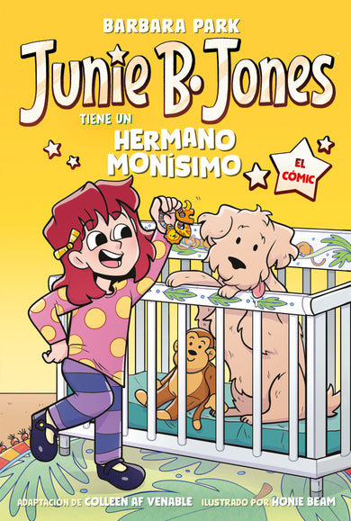 Junie B. Jones tiene un hermano monísimo. El cómic / Junie B. Jones and a Little Monkey Business cover (ISBN 9798890987716) [onix:6ecfabd95ffed354aad85fa320b59643]