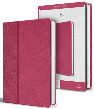 Biblia RVR 1960 letra grande, tamaño manual, Símil piel rosada, edición económica / Spanish Bible RVR 1960 Handy Size, Large Print, Pink Leathersoft cover (ISBN 9798890988232) [onix:10269984770e25a80c071ac8f654c66b]