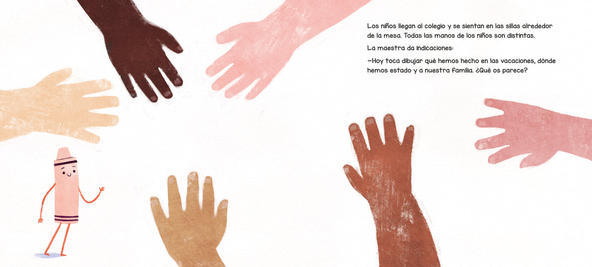 Color carne. Un cuento sobre el racismo y el valor de la diversidad / Flesh Color interior 3 (ISBN 9788418817014) [onix:7d890358947ae14657f7d314c7941356]