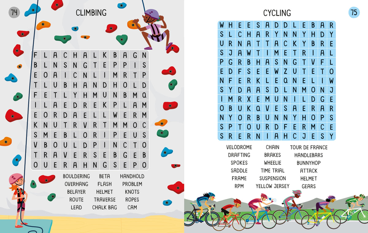 100 Children's Wordsearches: Sports interior 1 (ISBN 9781803701813) [onix-asset:21345f9e286172b53442f9a470bbdb02857e5de3e1450b79d3e3a670aa1d7d9a]