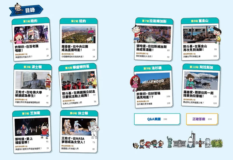 環遊世界大冒險【美國】：自由、民主、體育之國-Children’s / Teenage general interest: History and Warfare-買書書 BuyBookBook