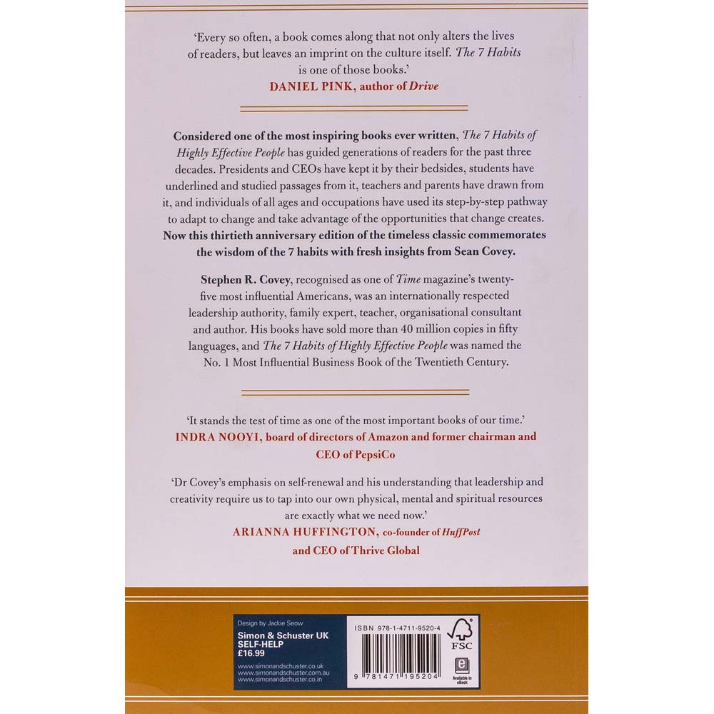 7 Habits Of Highly Effective People, The (Stephen R. Covey)-Nonfiction: 心理勵志 Self-help-買書書 BuyBookBook