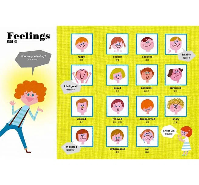 孩子的第一本情境學習英語繪本 (附CD)-非故事: 學前基礎 Preschool Basics-買書書 BuyBookBook