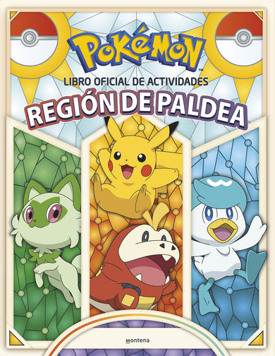 Pokémon libro oficial de actividades - Región de Paldea / Pokémon the Official Activity Book of the Paldea Region cover (ISBN 9788419746559) [onix:7de576c5bfa0bd16071f2f66e56801a4]