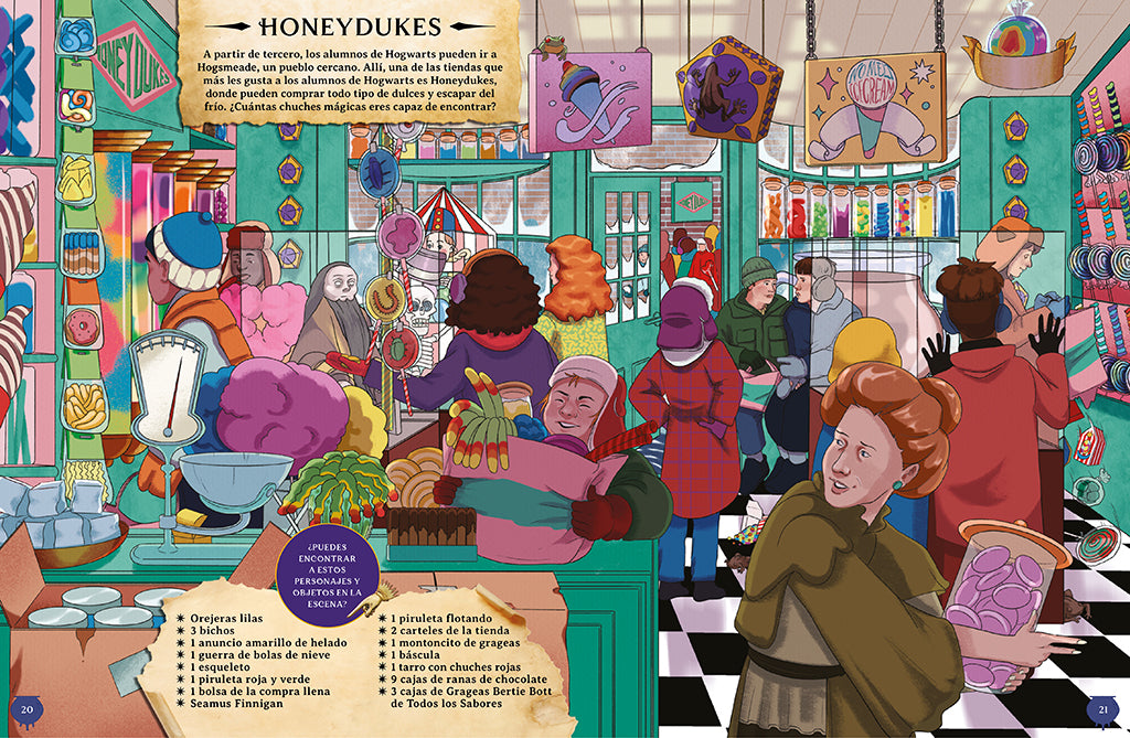Harry Potter. Busca y encuentra / Where in the Wizarding World? An Official Harry Potter Search-and-Find Book interior 4 (ISBN 9788419868114) [onix:23de87d35b5311eedae24be970585144]