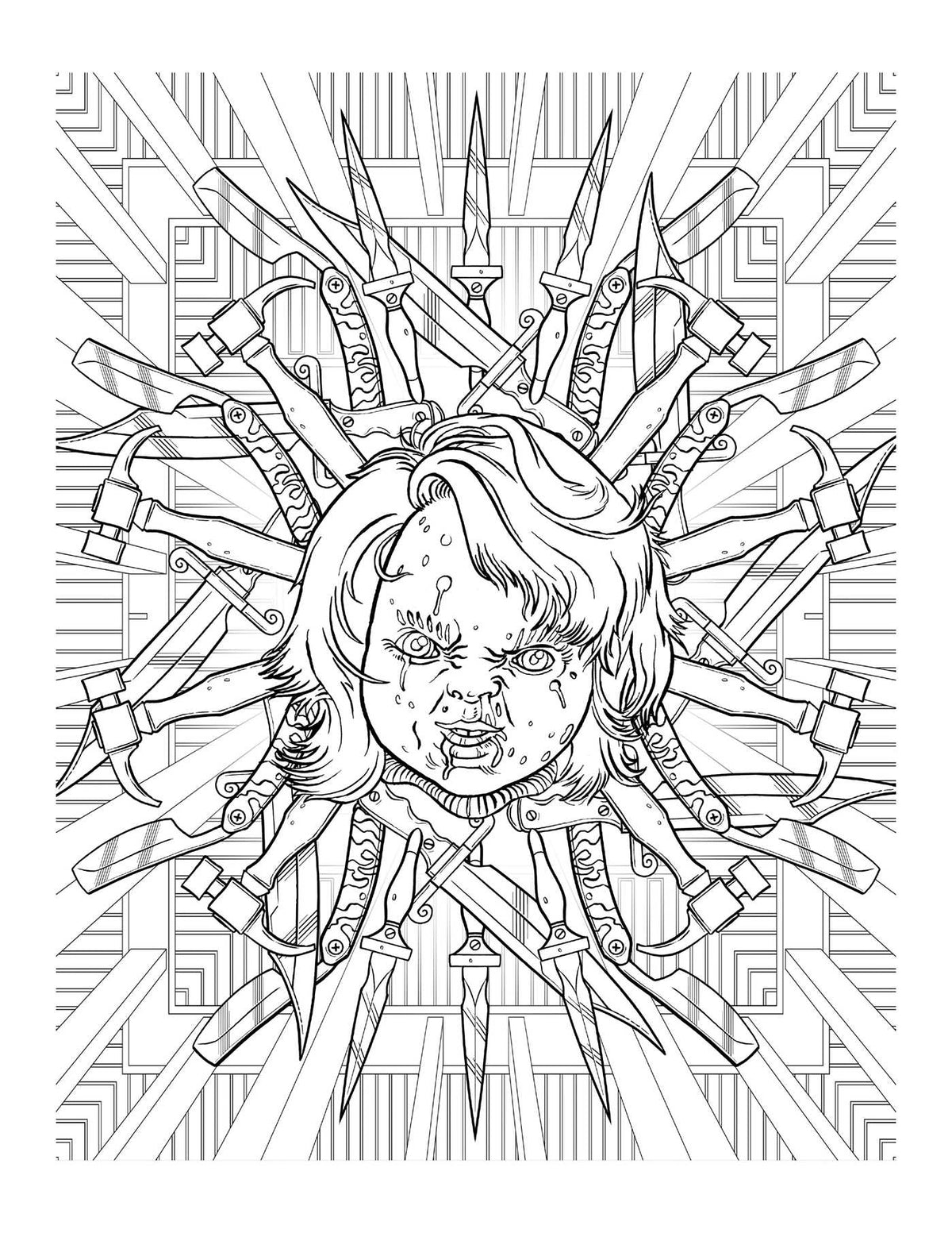 Chucky: The Official Coloring Book interior 4 (ISBN 9798886634143) [onix-asset:7630bbd0b63e79f2d5b24b56fa6c1f1c80ab225ea09096b5c6e349f7391a4606]
