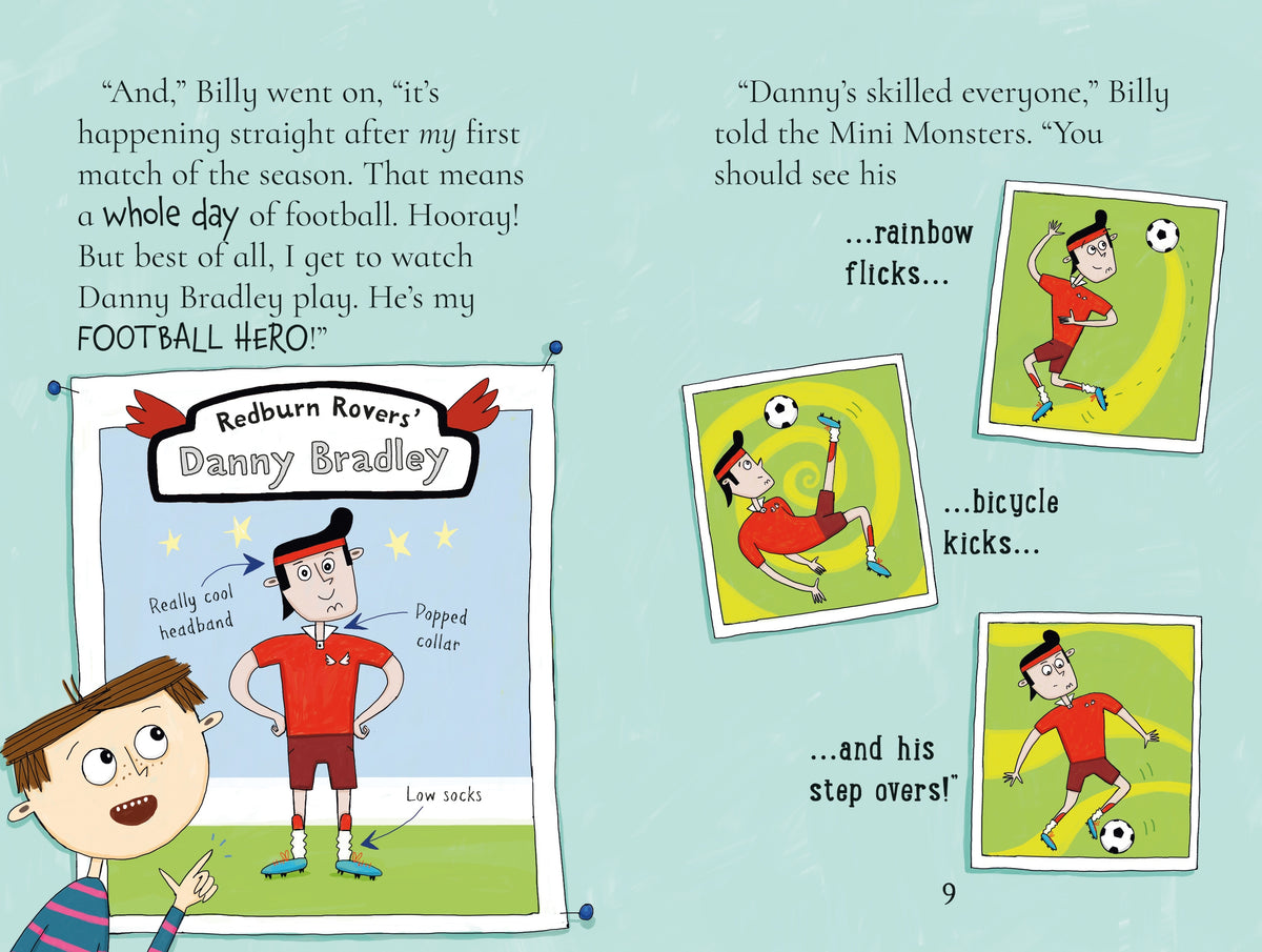 Billy and the Mini Monsters: Monsters Play Football interior 1 (ISBN 9781836042723) [onix-asset:5ebfe6ed86a4f036bea3b64c28b0477fad061d3049d11b90168bf619998f6a7c]