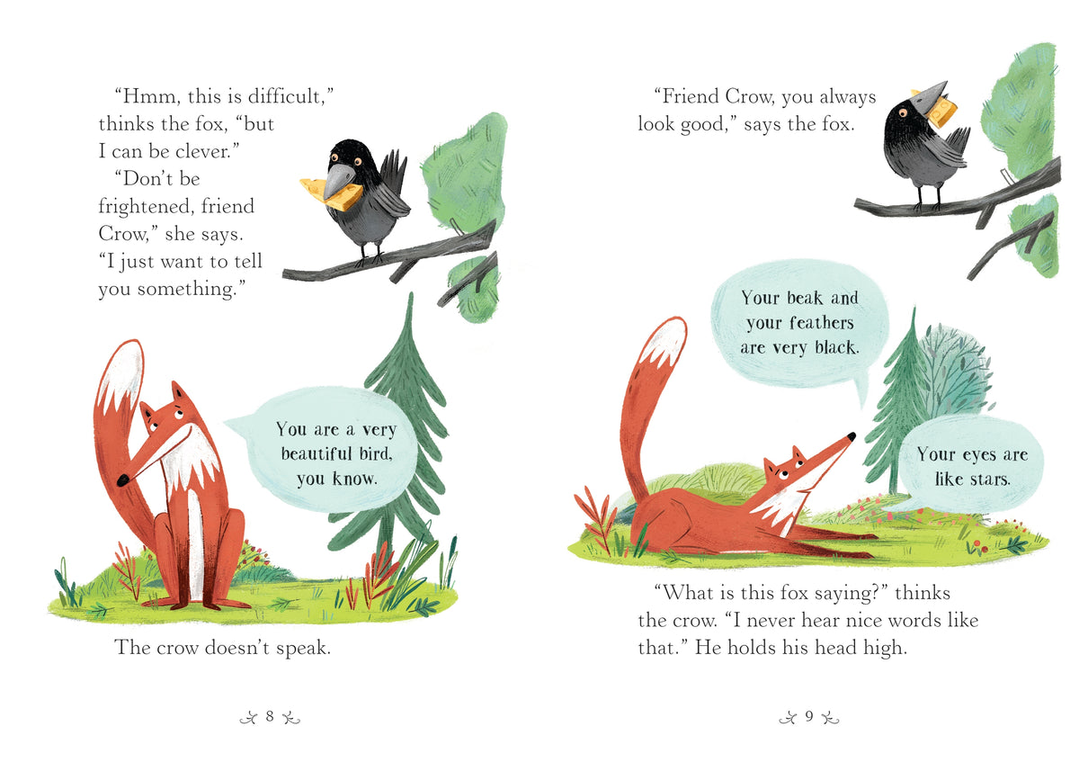 The Fox and the Crow interior 1 (ISBN 9781474989121) [onix-asset:931d2e2343f47d1daf1f7270d0341e1a493385f12b3bd1adecf7e504741a2415]