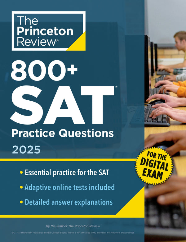 800+ SAT Practice Questions, 2025-Educational: Study and revision guides-買書書 BuyBookBook