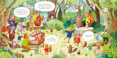 The Animal Orchestra Plays Bach interior 1 (ISBN 9781474997867) [onix-asset:449cbd02b303235b9c34187bb21f000beede6a0476d505d6f791d586e8f54317]