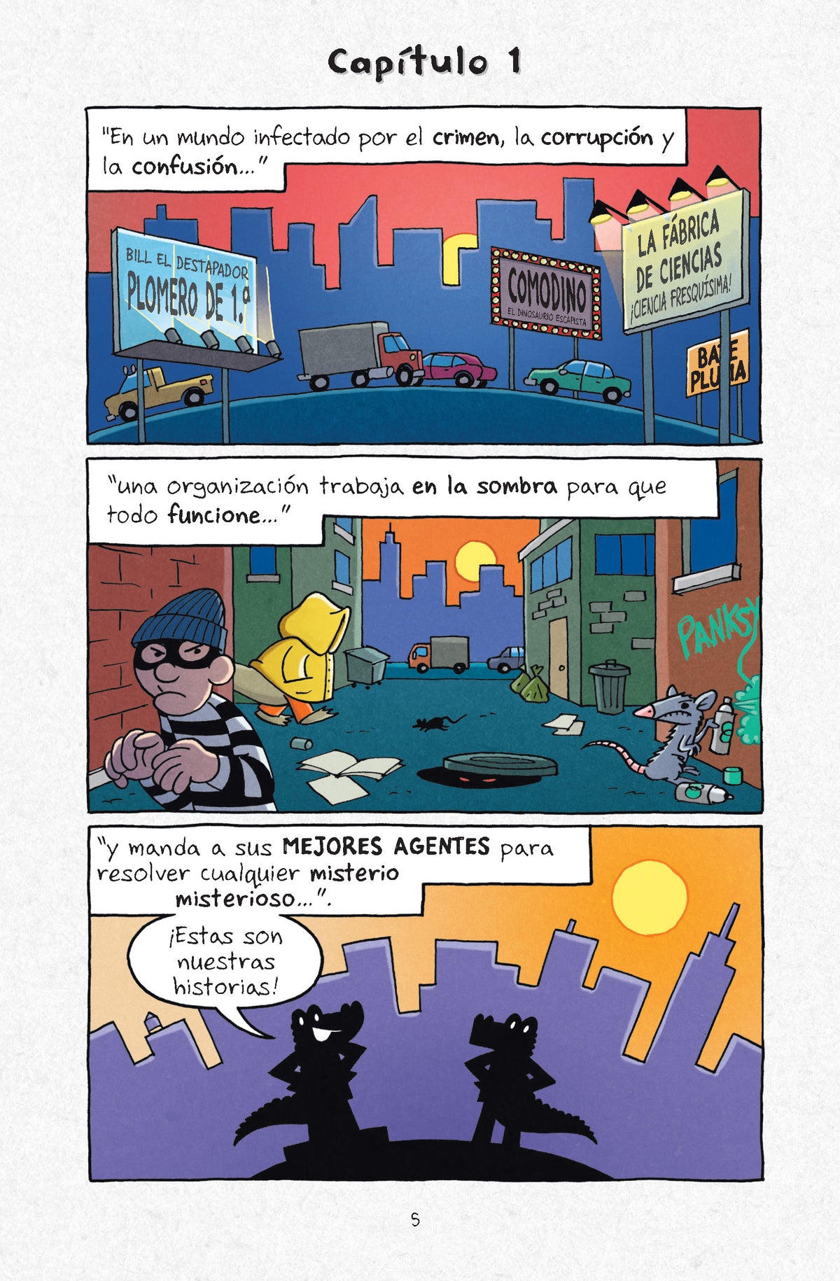 Investigators: Agentes con muchos dientes / Investigators interior 1 (ISBN 9798890988461) [onix:2c0ab4739ad97bcb3791cc610dccfcf5]
