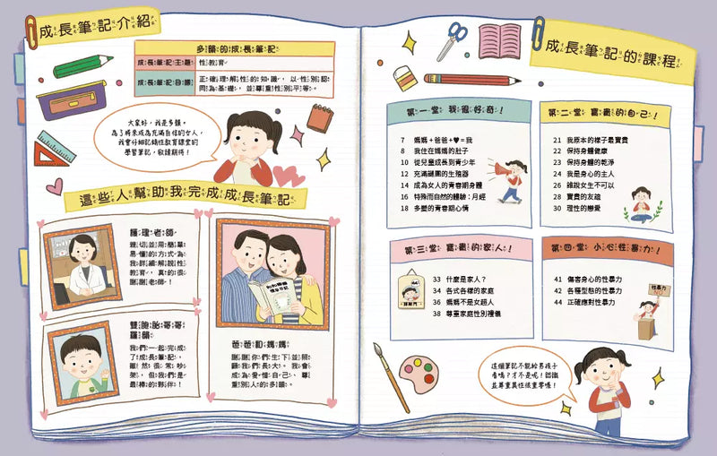 寫給女孩的性教育成長筆記-Children’s / Teenage: Personal and social topics-買書書 BuyBookBook