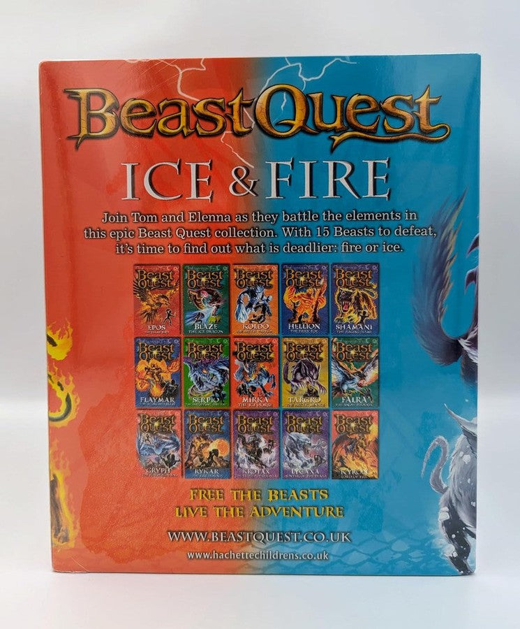 Beast Quest Ice and Fire (15 Books) (Adam Blade)-Children's / Teenage fiction: Fantasy-買書書 BuyBookBook