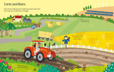 First Sticker Book Farm interior 1 (ISBN 9781474986601) [onix-asset:23fd6be4938b65af4219f2c023bfe69ee4bc66e2d87e73f1c4ffcc033d7ff338]