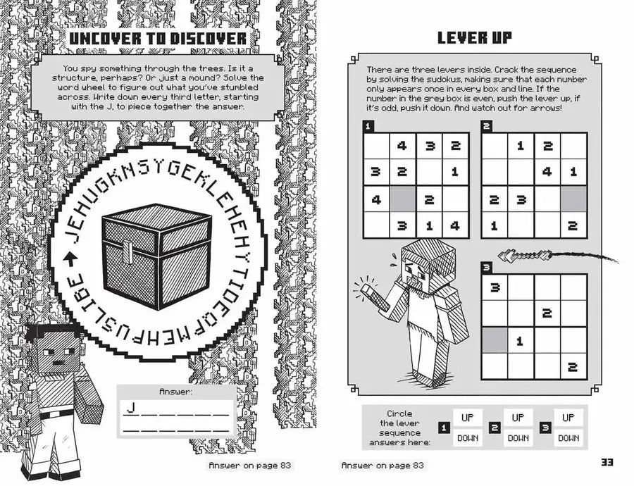 Minecraft Brain Games (Mojang AB)-Children’s / Teenage general interest: Hobbies/ quizzes/ toys and games-買書書 BuyBookBook