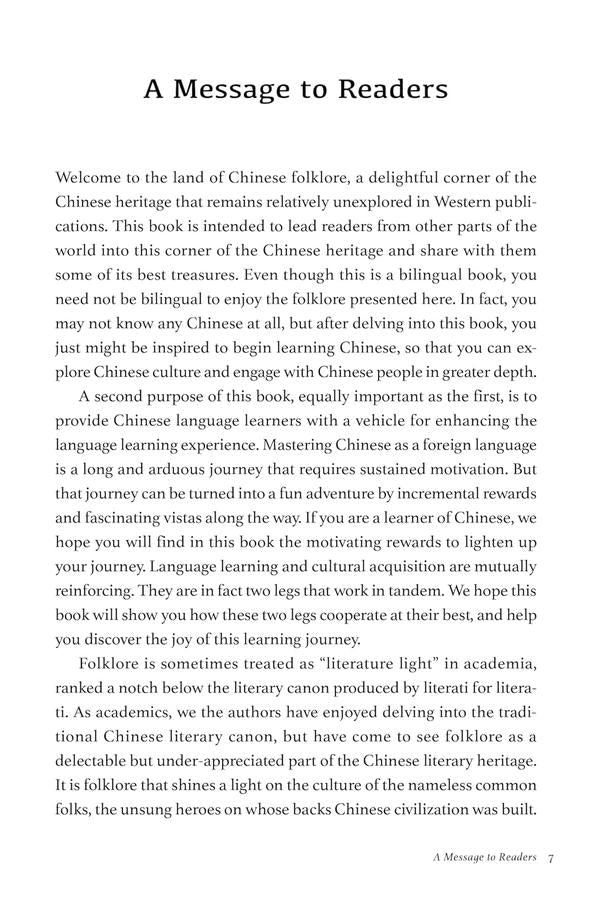 Chinese Folktales for Language Learners: Famous Folk Stories in Chinese and English (Vivian Ling)-Fiction: Traditional stories/ myths/ fairy tales-買書書 BuyBookBook