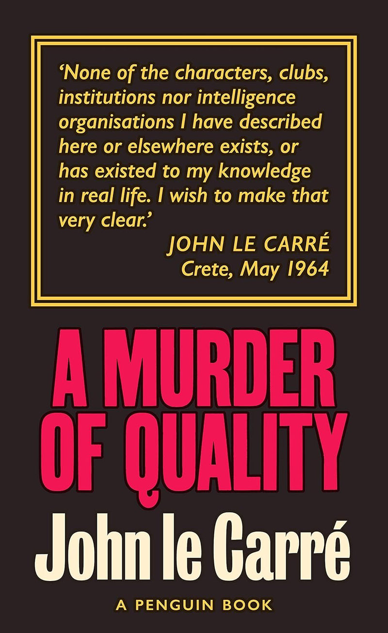 A Murder of Quality-Fiction: Crime and mystery-買書書 BuyBookBook