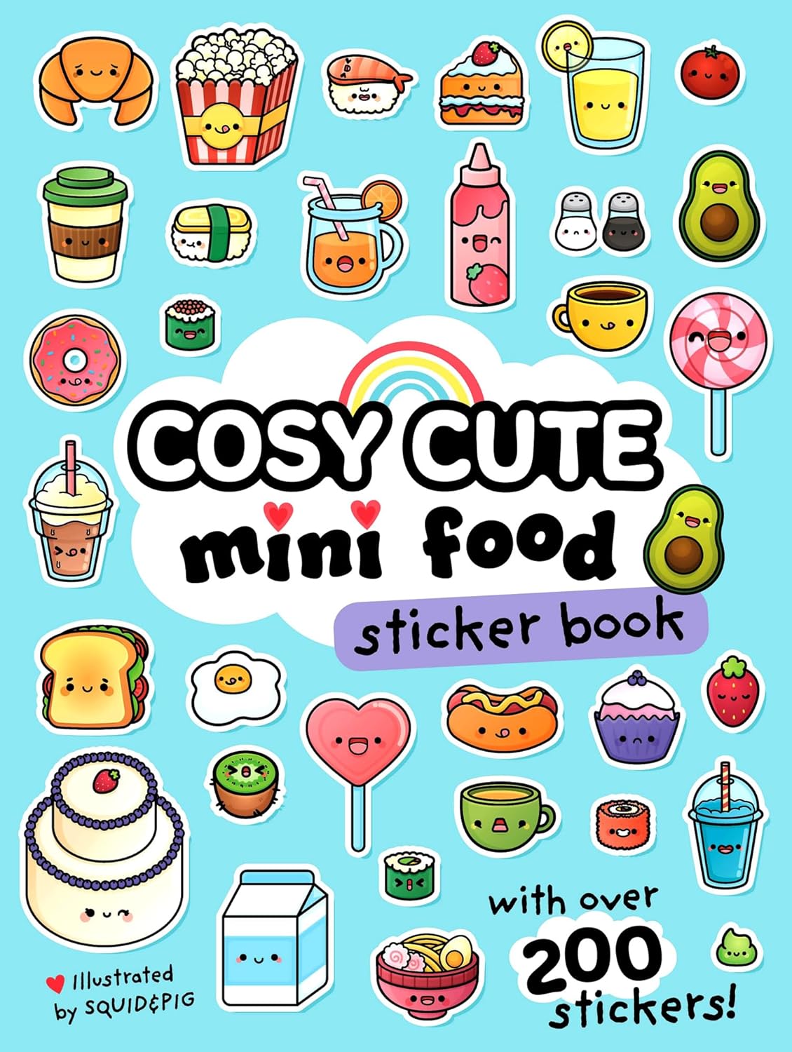 Cosy Cute Mini Food Sticker book (Cosy Cute)-Children’s / Teenage general interest: Hobbies/ quizzes/ toys and games-買書書 BuyBookBook