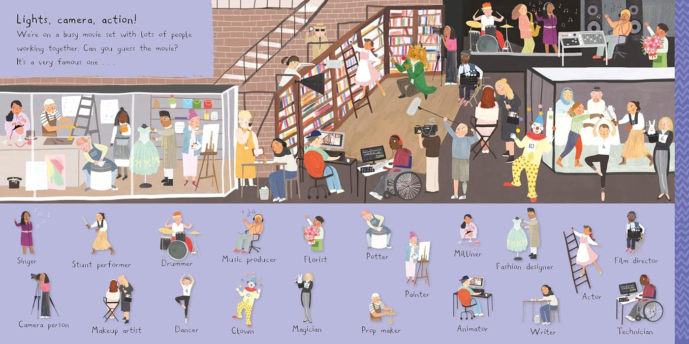 There Are 101 Jobs That People Do in This Book-Children’s interactive and activity books and kits-買書書 BuyBookBook