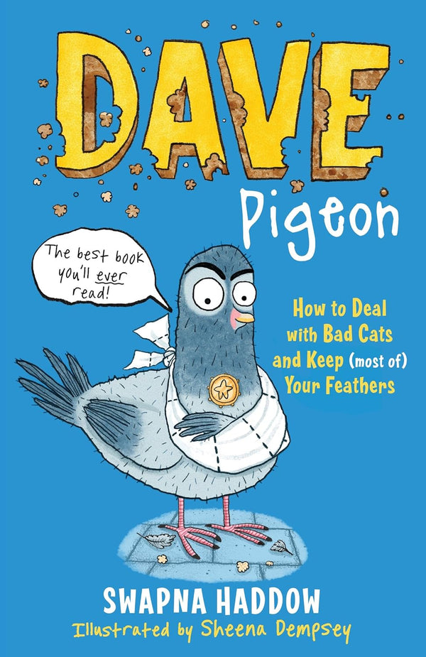 Dave Pigeon #01 How to Deal With Bad Cats and Keep (Most Of) Your Feathers (Swapna Haddow)-Children's / Teenage fiction: Humorous stories-買書書 BuyBookBook