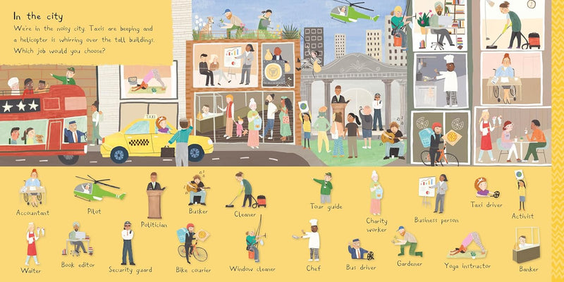 There Are 101 Jobs That People Do in This Book-Children’s interactive and activity books and kits-買書書 BuyBookBook