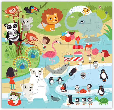 At the Zoo Jumbo Puzzle
