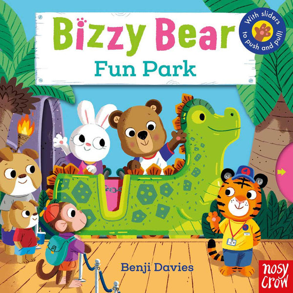 Bizzy Bear - Fun Park (Board Book with QR code Audio)-Nonfiction: 學前基礎 Preschool Basics-買書書 BuyBookBook