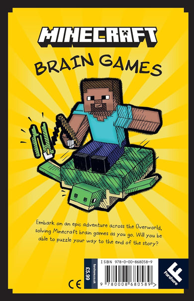 Minecraft Brain Games (Mojang AB)-Children’s / Teenage general interest: Hobbies/ quizzes/ toys and games-買書書 BuyBookBook