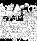The Super Kawaii Coloring Book: Create Your Own Colorful World of Cuteness (Abbie Quirk)-Children’s interactive and activity books and kits-買書書 BuyBookBook