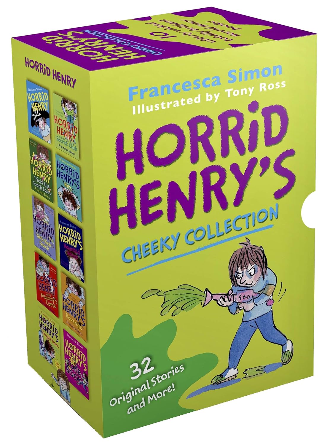 Horrid Henry's Cheeky Collection 10 Book Set (Francesca Simon)(Tony Ross)-Children’s / Teenage fiction: Humorous stories-買書書 BuyBookBook