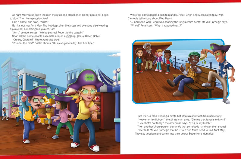 Marvel Spidey and his Amazing Friends: Pirate Plunder Blunder Story and Activity