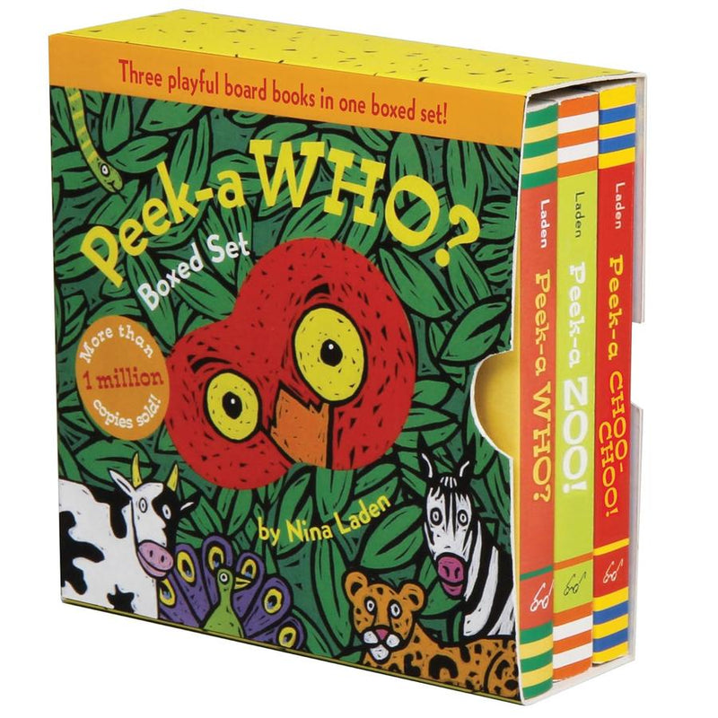Peek-a Who? Boxed Set-Children’s / Teenage fiction: Nature and animal stories-買書書 BuyBookBook