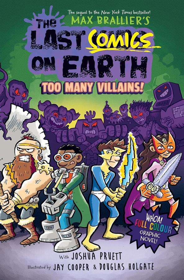 The Last Comics on Earth #02 Too Many Villains! (Max Brallier)-Graphic novel / Comic book / Manga: genres-買書書 BuyBookBook