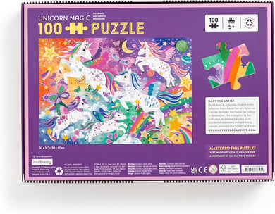Unicorn Magic 100 Piece Puzzle