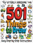501 Utterly Awesome Things to Draw (Barry Green)-Children’s / Teenage general interest: Art/ music/ drama and film-買書書 BuyBookBook