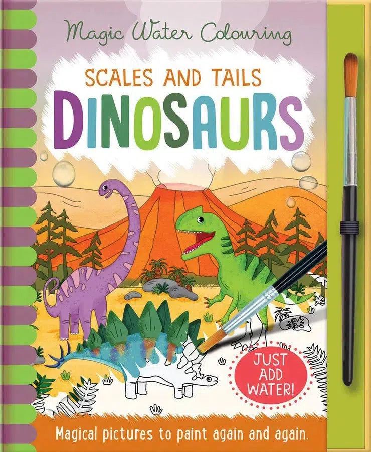 Scales and Tales Dinosaurs (Magic Water Colouring) (Jenny Copper)