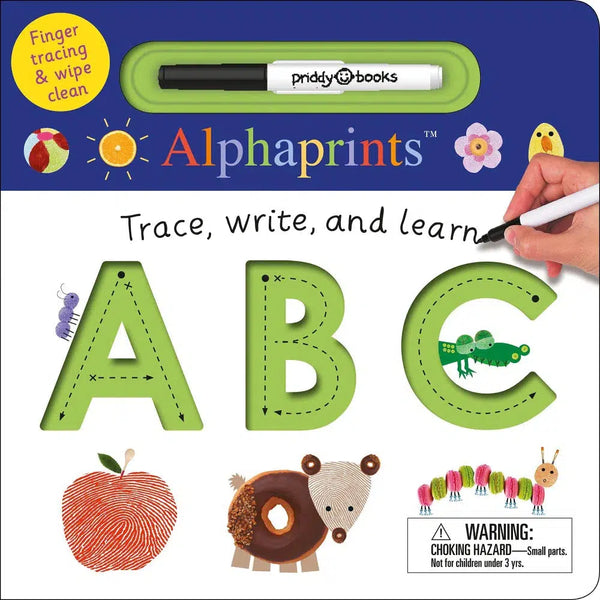 Alphaprints: Trace, Write, and Learn ABC: Finger tracing & wipe clean (Roger Priddy)-Fiction: 歷險科幻 Adventure & Science Fiction-買書書 BuyBookBook