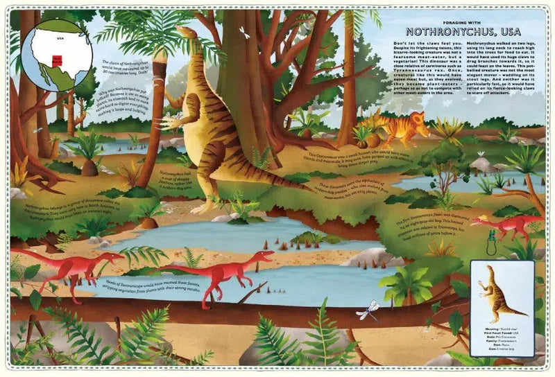 Atlas of Dinosaur Adventures : Step Into a Prehistoric World-Nonfiction: 動物植物 Animal & Plant-買書書 BuyBookBook