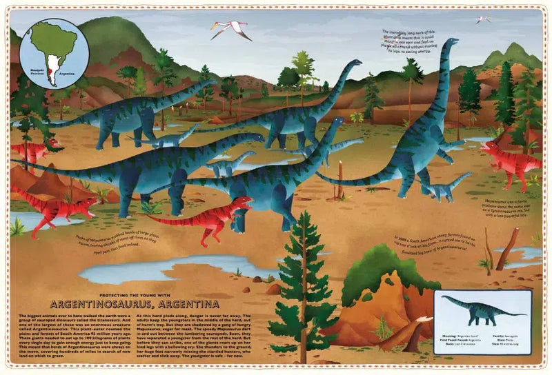 Atlas of Dinosaur Adventures : Step Into a Prehistoric World-Nonfiction: 動物植物 Animal & Plant-買書書 BuyBookBook