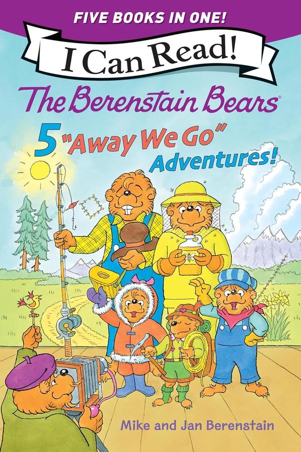 The Berenstain Bears: Five "Away We Go" Adventures! (I Can Read Level 1)-Children’s / Teenage fiction: General and modern fiction-買書書 BuyBookBook