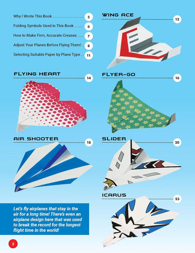 Ultra Long Flight Paper Airplanes