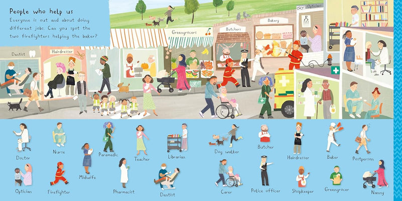 There Are 101 Jobs That People Do in This Book-Children’s interactive and activity books and kits-買書書 BuyBookBook